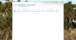 Desktop Screenshot of lasfloresresort.com